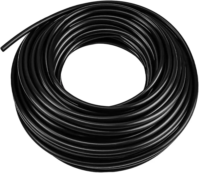 1-4-pe-drip-irrigation-tubing-100ft-drip-irrigation-hose-push-to-connect-compati 1/4 PE Drip Irrigation Tubing, 100FT Drip Irrigation Hose, Push-To-Connect Compatible- Misting Tubing or Blank Distribution Tubing for DIY Garden Irrigation Hydroponics System
