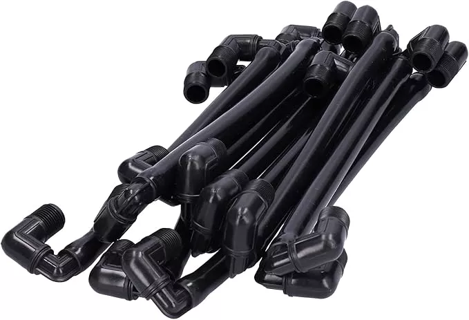 10pcs-g-1-2-male-thread-swing-joints-plastic-rotatable-height-adjustable-support 10PCS G 1/2 Male Thread Swing Joints, Plastic Rotatable Height Adjustable Support Arm Sprinkler Fittings Professional Lawn Irrigation Tool 13.4x2.0in