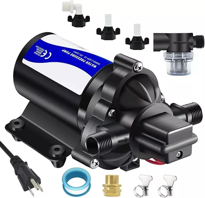 110v-on-demand-water-pump-50-psi-water-pressure-booster-home-utility-water-trans 110V On Demand Water Pump 50 psi Water Pressure Booster for Home Utility Water Transfer Circulating Pump for Garden Hose Parts Washer Pump