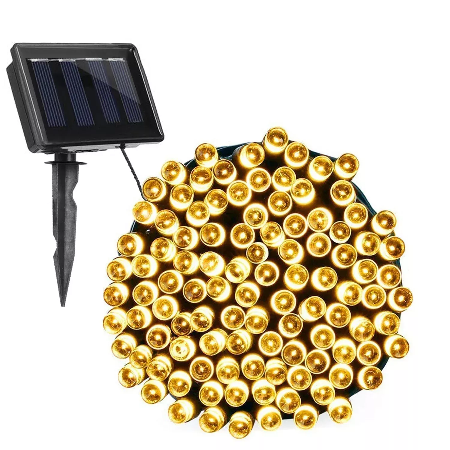 12m-100-leds-solar-string-fairy-lights-outdoor-string-lamps-garden-xmas-decor-la 12M 100 LEDs Solar String Fairy Lights Outdoor String Lamps Garden Xmas Decor Lamp