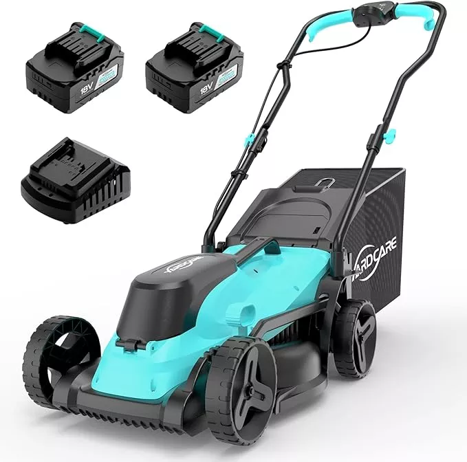2025-model-yardcare-36v-brushless-cordless-lawn-mower-with-2x4-0ah-batteries-led (2025 Model) YARDCARE 36V Brushless Cordless Lawn Mower with 2X4.0Ah Batteries, LED Display Screen, Electric Lawnmower with 5-Position Height Adjustment, 8 Gallon Grass Bag, Charger