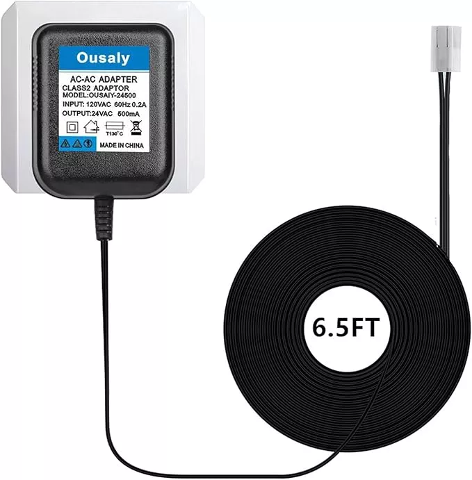 24vac-ac-power-adapter-transformer-orbit-sprinkler-indoor-irrigation-timers-powe 24VAC AC Power Adapter Transformer for Orbit Sprinkler Indoor Irrigation Timers Power Supply Cord,Compatible with Rain Bird UT1 SST Series,Sprinkler System Most Brands on The Market 