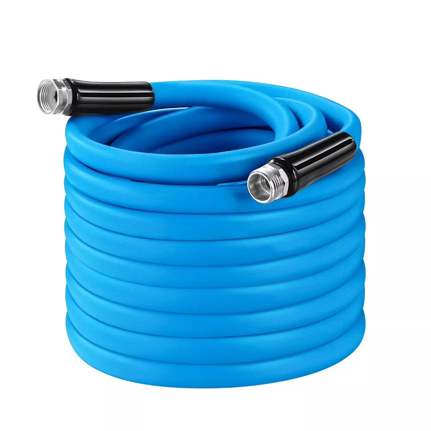 25ft-50ft-5-8-non-expanding-flexible-garden-hose-heavy-duty-pvc-water-hose-leak- 25FT/50FT 5/8" Non-Expanding Flexible Garden Hose Heavy Duty PVC Water Hose Leak-Resistant Kink-Free All-weather Burst 500PSI
