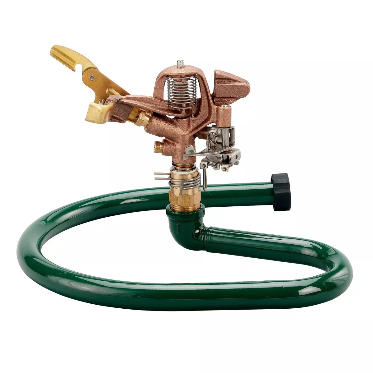 3-4-in-brass-impact-sprinkler-on-metal-ring-base-58643 3/4-in. Brass Impact Sprinkler on Metal Ring Base 58643