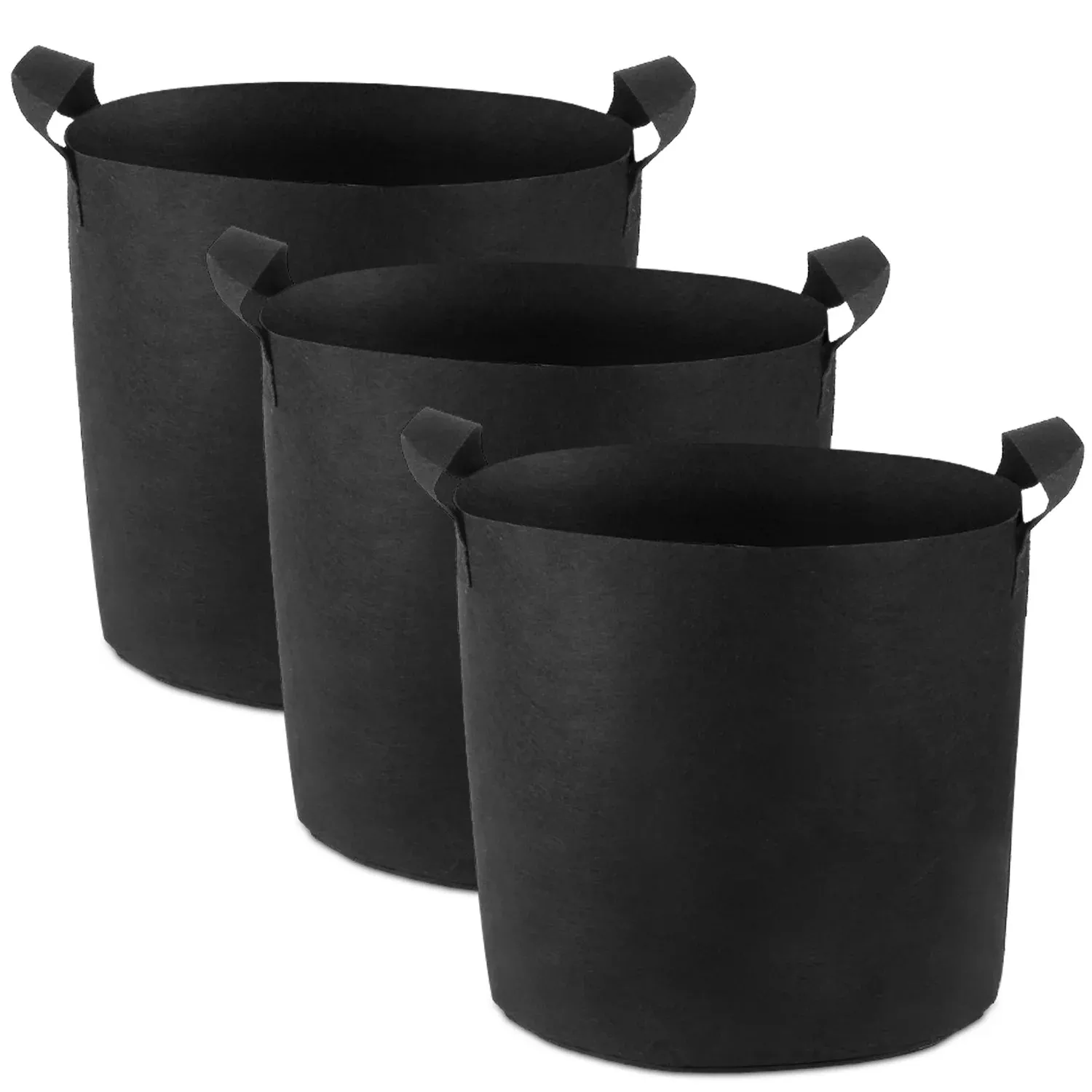 3-pack-plant-grow-bags-potato-vegetable-planter-bags-breathable-planting-fabric- 3 Pack Plant Grow Bags Potato Vegetable Planter Bags Breathable Planting Fabric Pots 7Gallons