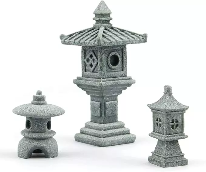 3-pcs-miniature-figurines-stone-pagoda-lantern-garden-statues-tiny-home-kit-medi 3 PCS Miniature Figurines Stone Pagoda Lantern Garden Statues Tiny Home Kit Meditation Accessories for Zen Garden Home Decor Yard Decorations Outdoor Statues Asian Garden Decor Japanese Gifts (2)