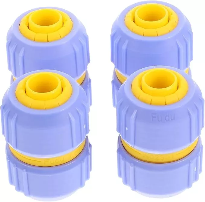 4pcs Barb Hose Fittings Garden Quick Connect Irrigations Thread Fittings Zero g Hose Caps and Plugs G -g 1/2 Inch Hose Repair Garden Kit Quick Loading Decorations Abs