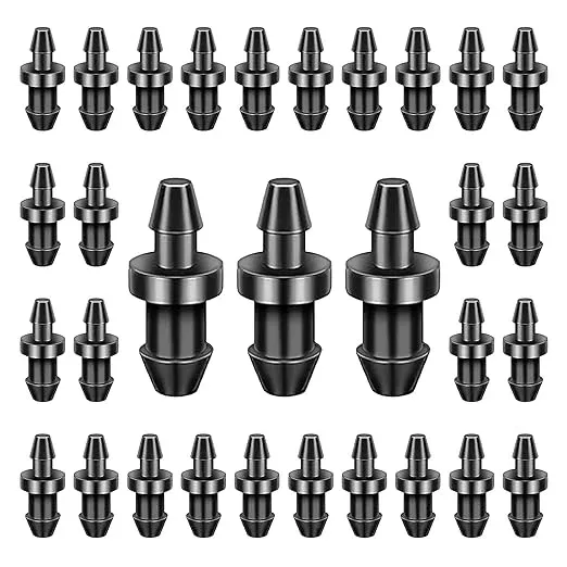 50pcs-drip-line-plugs-drip-irrigation-1-4-barbed-tubing-end-plugs-tubing-end-cap 50PCS Drip Line Plugs Drip Irrigation 1/4" Barbed Tubing End Plugs, Tubing End Cap Irrigation Stopper Goof-Hole Plugs Drip for Sprinkler Systems 1/4 Drip Irrigation Fittings Plugs Connectors