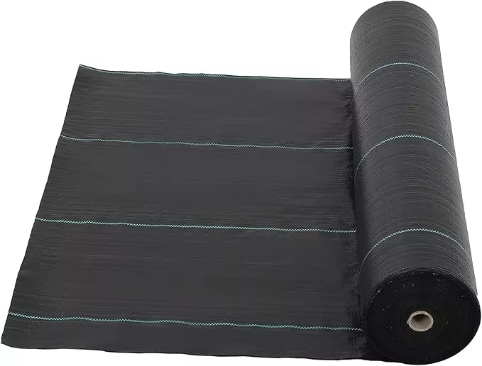 6 Ft x 300 Ft Heavy Duty Weed Barrier Landscape Fabric, 3.2Oz Professional Grade Weed Barrier Fabric for Gardening, Erosion Control & Construction, Durable Polypropylene Ground Cover