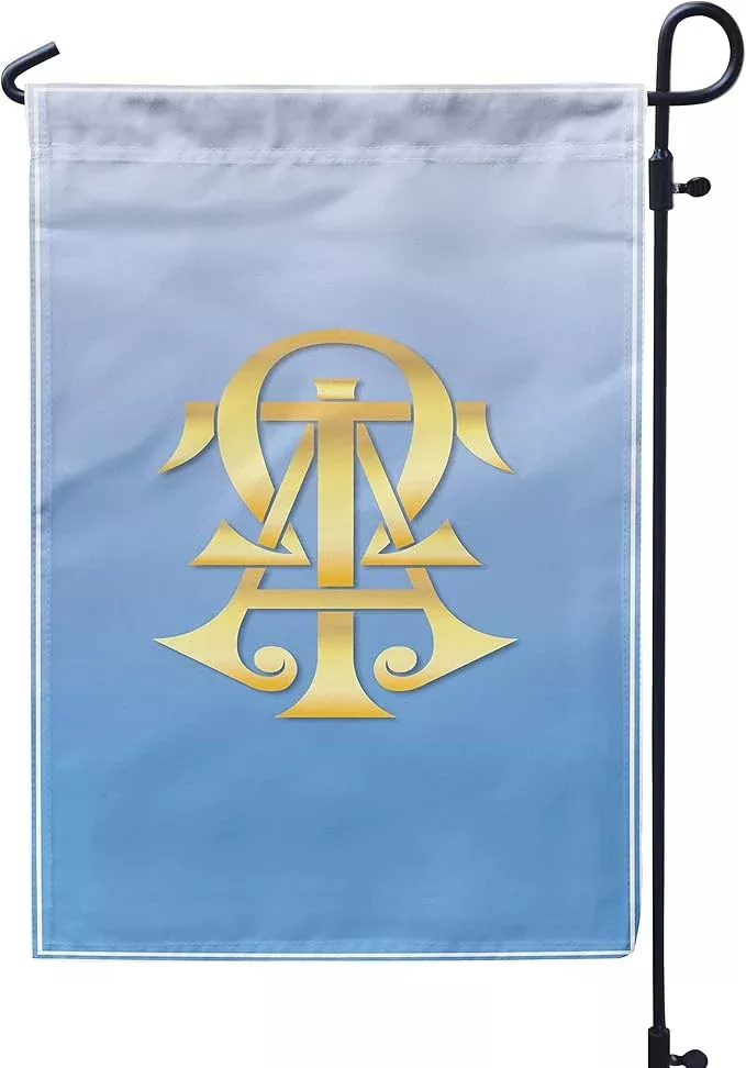 Alpha Tau Omega Licensed Flag Garden Flag Banner Yard Decor Outdoor Decoration (Alpha Tau Omega #1)
