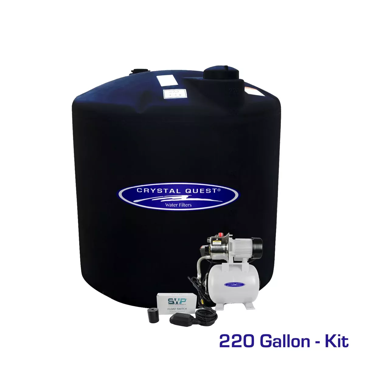 Atmospheric Storage Tank Kit with Pump - 220 Gallon