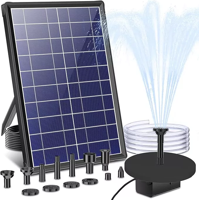 biling-7-5w-solar-water-pump-outdoor-solar-pond-pump-solar-fountain-with-diy-5ft Biling 7.5W Solar Water Pump Outdoor, Solar Pond Pump Solar Fountain with DIY 5ft Tubing for Samll Ponds, Garden Pool and Bird Bath