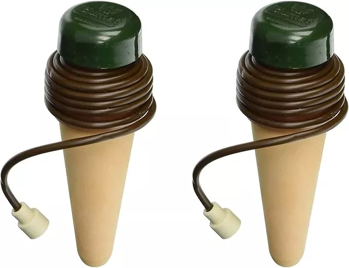 Blumat Plant Watering Devices - Classic XL Self Watering Planter Insert - Automatic Drip Plant Watering Stakes for Pots - Prevents Overwatering and Underwatering for Healthy Growth - 2 Pack