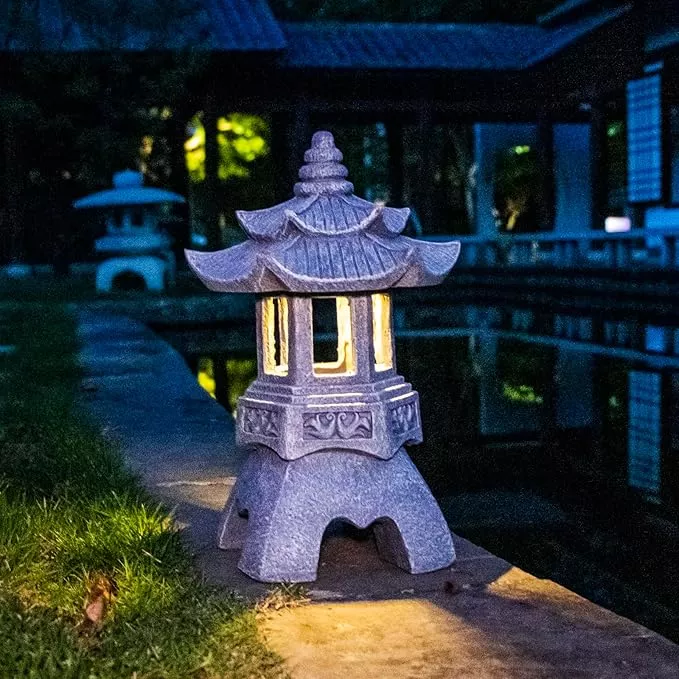 dibieecn-japanese-garden-decor-pagoda-garden-statue-solar-patio-lights-zen-lands DIBIEECN Japanese Garden Decor Pagoda Garden Statue, Solar Patio Lights, Zen Landscape Lighting Garden Decor, Asian Outdoor Decor for Yard Backyard, Gifts for Women Mom