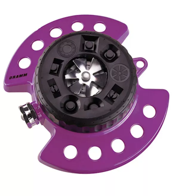 dramm-purple-9-pattern-turret-sprinkler Dramm, Purple 9-Pattern Turret Sprinkler