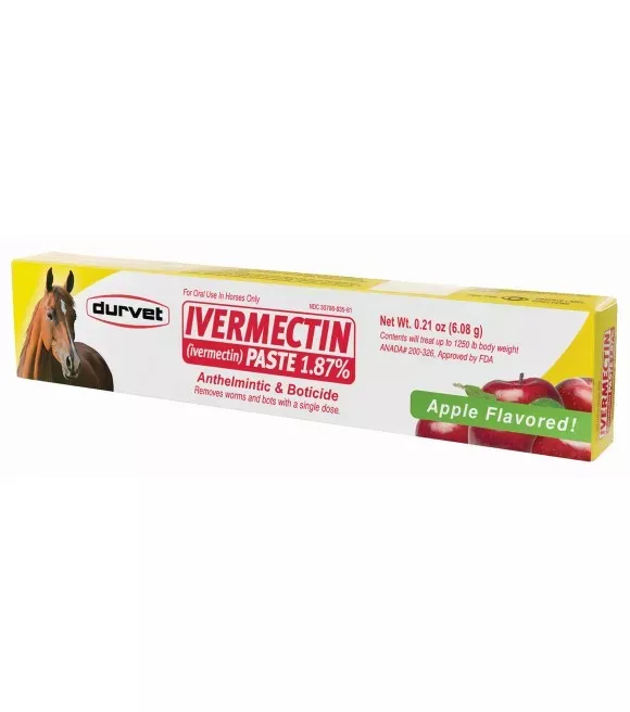 Durvet, Ivermectin Apple Flavored Paste, 0.21 oz