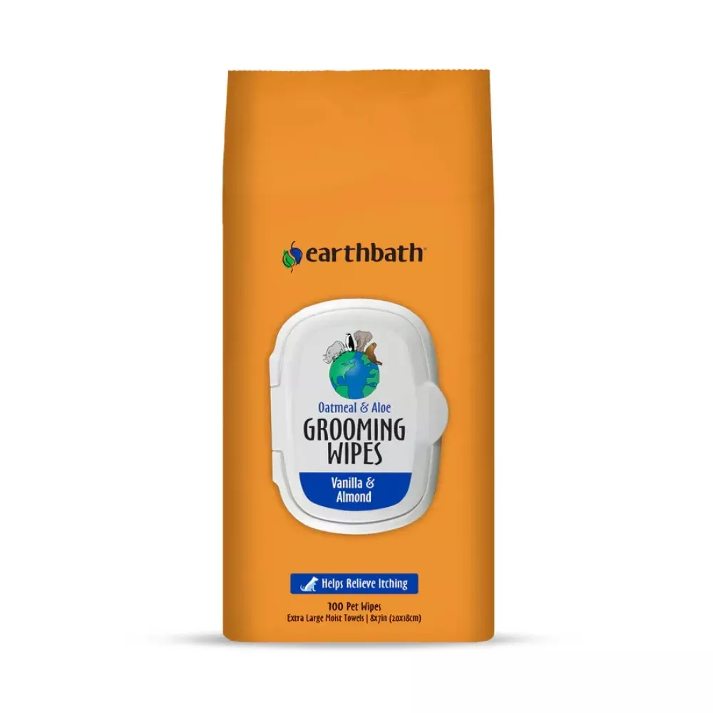 earthbath-oatmeal-aloe-pet-grooming-wipes-100-ct Earthbath, Oatmeal & Aloe Pet Grooming Wipes, 100 ct