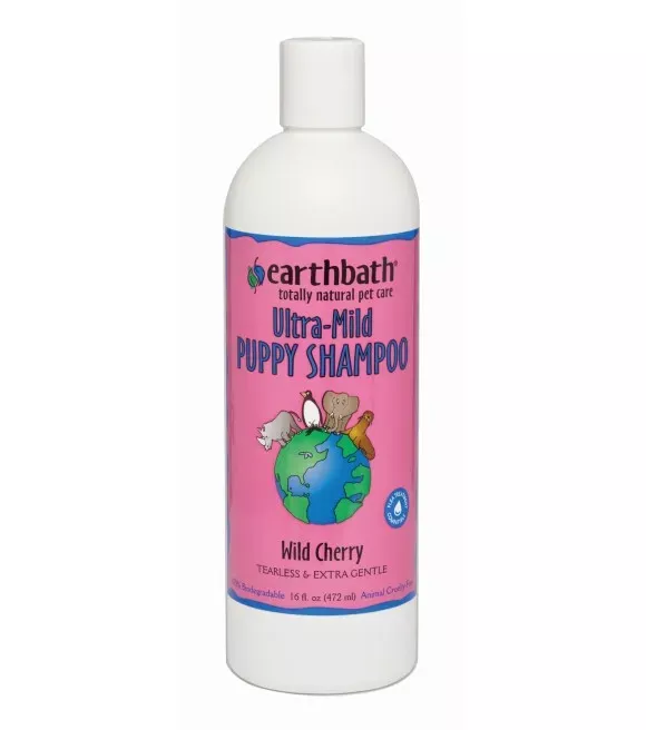 Earthbath, Ultra-Mild Wild Cherry Puppy Shampoo, 16 fl. oz.