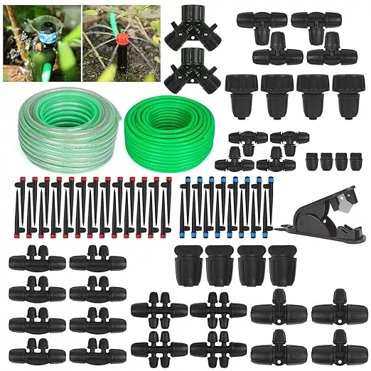 efficient-drip-irrigation-system-75ft-50ft-smart-irrigation-solution-gardens-far Efficient Drip Irrigation System 75FT+50FT Smart Irrigation Solution for Gardens Farms and Indoor Plants That Saves Water Resources and Improves Crop Yield