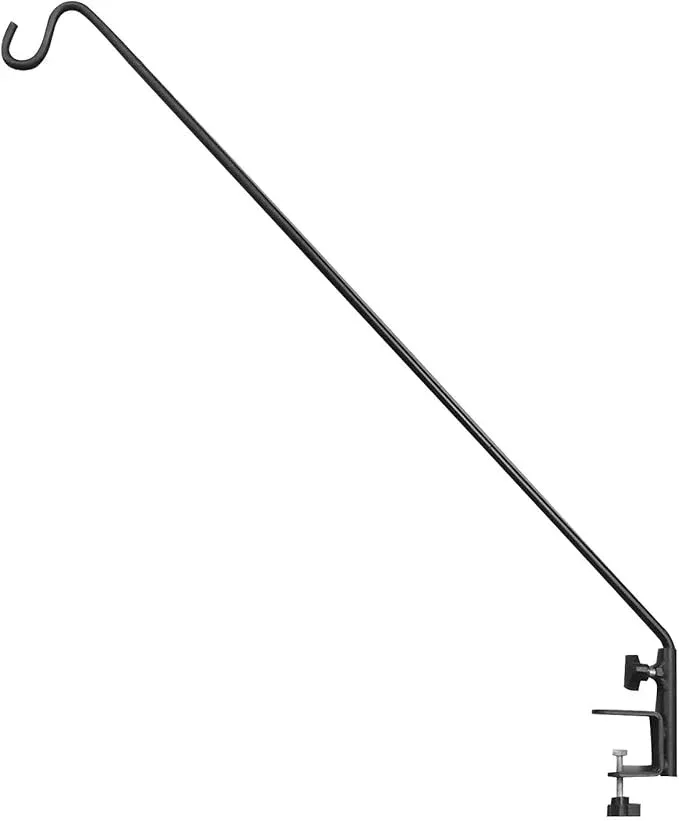 erytlly-heavy-duty-deck-hook-extensible-adjustable-deck-hook-with-2-non-slip-hor ERYTLLY Heavy Duty Deck Hook, Extensible and Adjustable Deck Hook with 2" Non Slip Horizontal Clamp for Hanging Bird Feeder, Plants, Suet Baskets,Wind Chimes,Lanterns and More