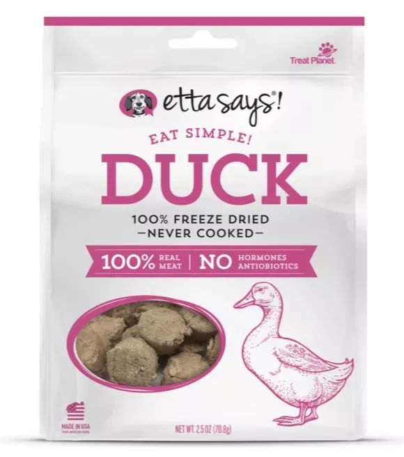 etta-says-eat-simple-dried-duck-dog-treats-2-5-oz Etta Says!, Eat Simple Dried Duck Dog Treats, 2.5 oz