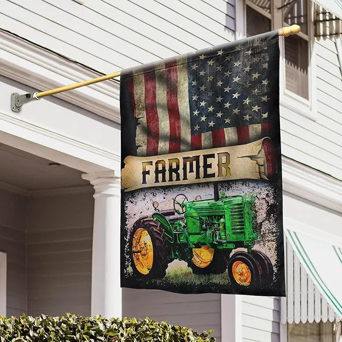 flagwix-farmer-flags-farmers-decorations-independence-day-4th-july-decorations-o FLAGWIX Farmer Flags, Farmers Decorations - Independence Day, 4th of July Decorations Outdoor Flags, House Flag 30x40 - USA House Garden Flags Premium Polyester, Decorative Outdoor Flags