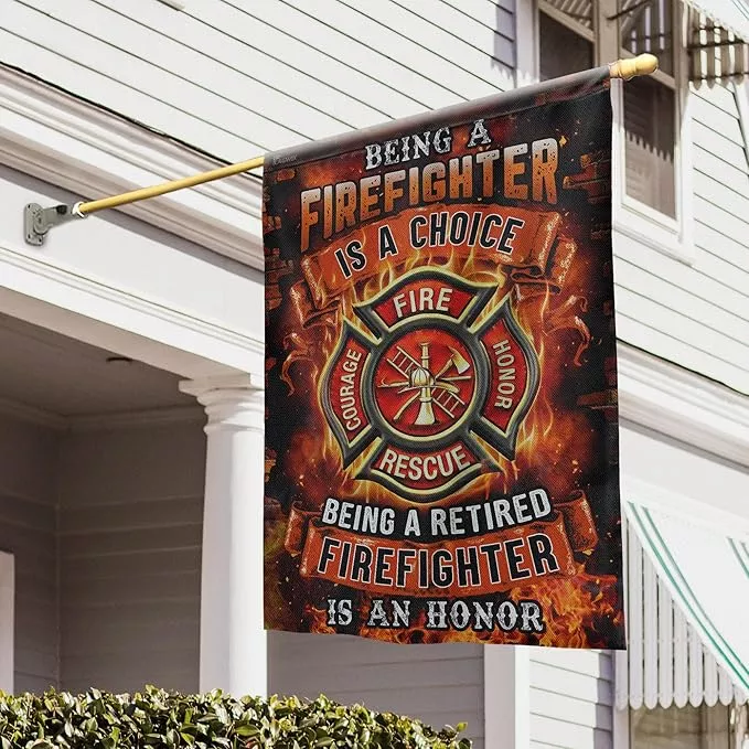 flagwix-firefighter-flag-decorations-independence-day-4th-july-decorations-outdo FLAGWIX Firefighter Flag Decorations - Independence Day, 4th of July Decorations Outdoor Flags, House Flag 30x40 - USA House Garden Flags Premium Polyester, Decorative Indoors Outdoor Flags