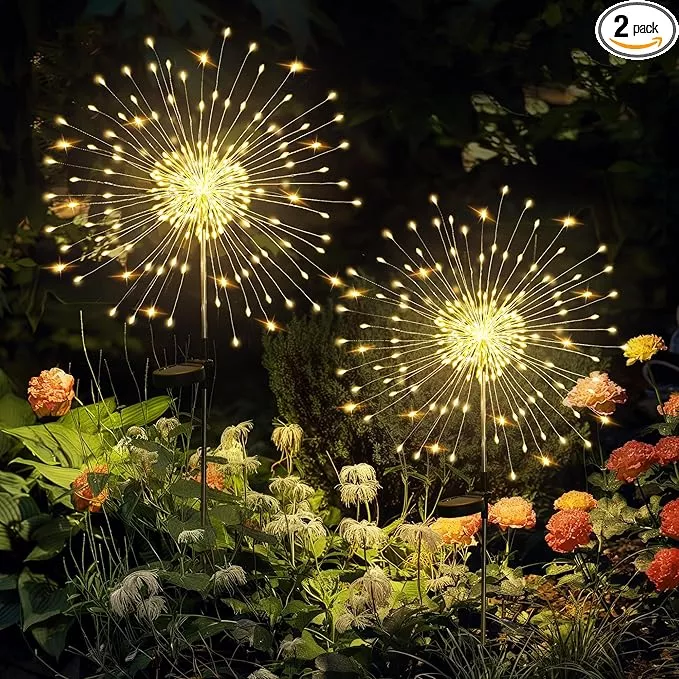gigalumi-garden-outdoor-decor-lights-120led-2pack-solar-garden-lights-yard-outsi GIGALUMI Garden Outdoor Decor Lights 120LED 2Pack, Solar Garden Lights for Yard Outside Fairy Decorative,Solar Powered for Yard Pathway Flowerbed Planter Balcony Patio Decor(Warm White)