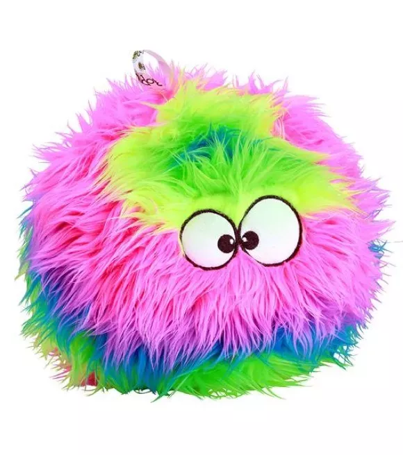 goDog, Furballz Large Rainbow Plush Dog Toy