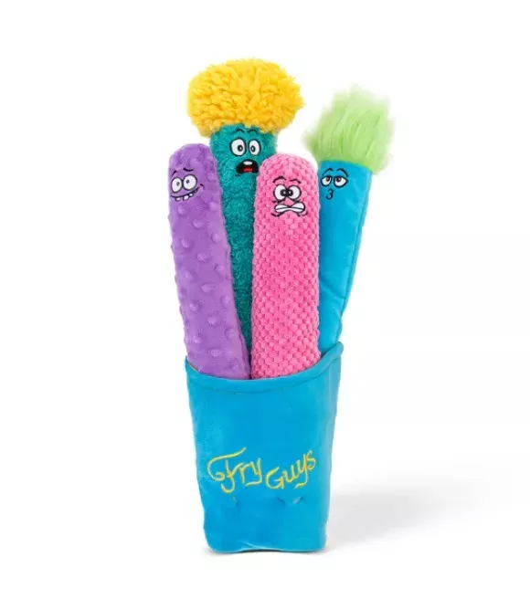 GURU, Medium Fry Guys Dog Toy, 5 pc