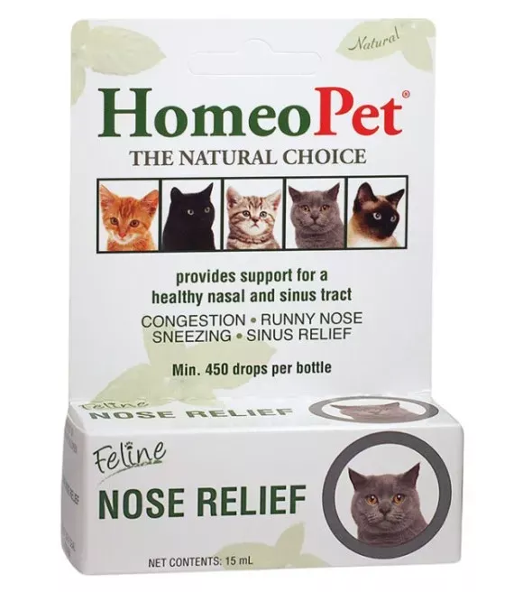 homeopet-feline-nose-relief-15-ml Homeopet, Feline Nose Relief, 15 ml