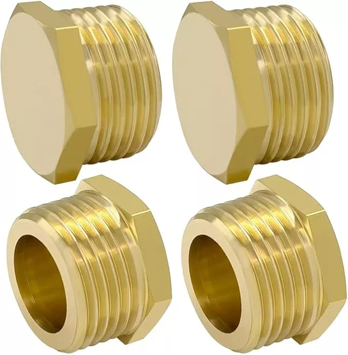 hooshing-4pcs-3-4-ght-male-garden-hose-end-cap-plug-garden-irrigation-pipe-fitti Hooshing 4PCS 3/4" GHT Male Garden Hose End Cap Plug Garden Irrigation Pipe Fittings Water Tubing Stopper