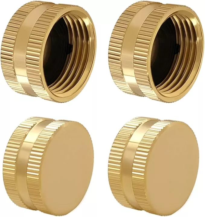 hooshing-4pcs-brass-garden-hose-end-caps-3-4-female-garden-hose-caps-with-washer Hooshing 4PCS Brass Garden Hose End Caps 3/4" Female Garden Hose Caps with Washers