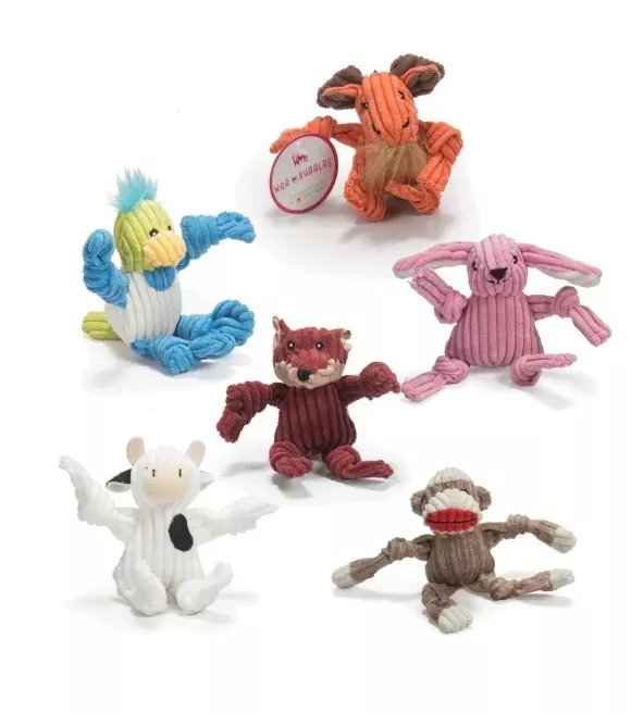 HuggleHounds, Wee Huggles Knotties Assorted Plush Dog Toy