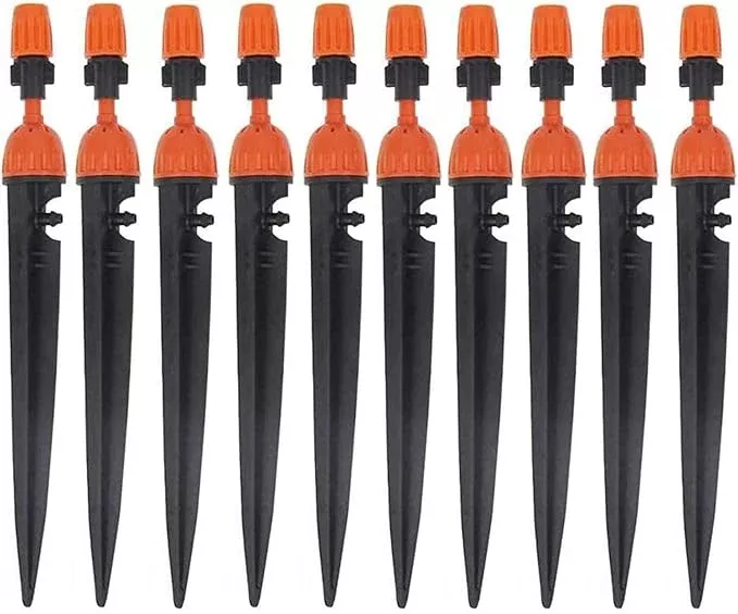 kalolary-1-4-inch-drip-irrigation-emitters-20pcs-micro-spray-irrigation-drippers Kalolary 1/4 Inch Drip Irrigation Emitters, 20PCS Micro Spray Irrigation Drippers for 4/7mm Tube Adjustable 360 Degree Water Flow Sprinklers Garden Irrigation Sprayer for Potted Plants Watering System