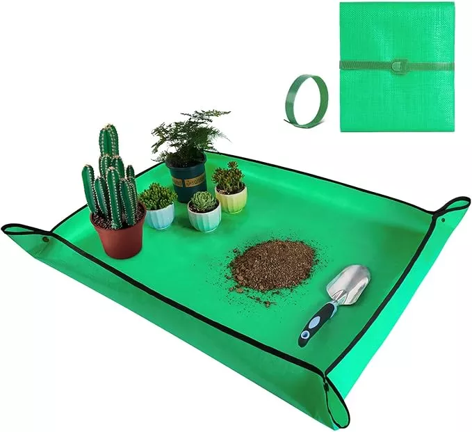 large-repotting-mat-plant-transplanting-mess-control-39-5-x-31-5-thickened-water Large Repotting Mat for Plant Transplanting and Mess Control 39.5"x 31.5" Thickened Waterproof Potting Tray Succulent Potting Mat Portable Gardening Mat Plant Gifts for Women Men