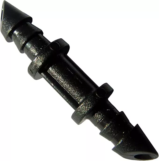 LASCO 15-5660CP Drip Irrigation Barb x Barb Coupling (100 Pack), 1/4" x 1/4"