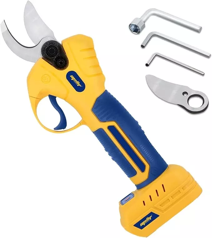 mellif-electric-pruning-shears-compatible-with-dewalt-20v-max-battery-tool-only- Mellif Electric Pruning Shears Compatible With DeWalt 20V Max Battery (Tool Only), Cordless Garden Pruner w/ 2,6000RPM Brushless Motor, Imported Steel Blades-25mm(0.98 Inch) Cutting Diameter