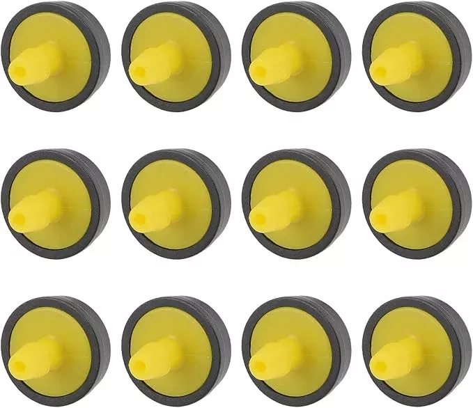 metallixity-pressure-compensating-dripper-5-gallon-per-hour-20pcs-plastic-irriga METALLIXITY Pressure Compensating Dripper, (5 Gallon Per Hour) 20Pcs, Plastic Irrigation Drip Emitters - for Watering Garden Lawn Plants, Yellow