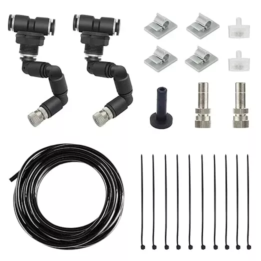 misting-irrigation-kit-plant-watering-system-fittings-with-1-4-inch-1-2-inch-bla Misting Irrigation Kit Plant Watering System Fittings with 1/4 inch 1/2 inch Blank Distribution Tubing Hose Adjustable Nozzle Emitters Sprinkler Barbed Fittings Greenhouse
