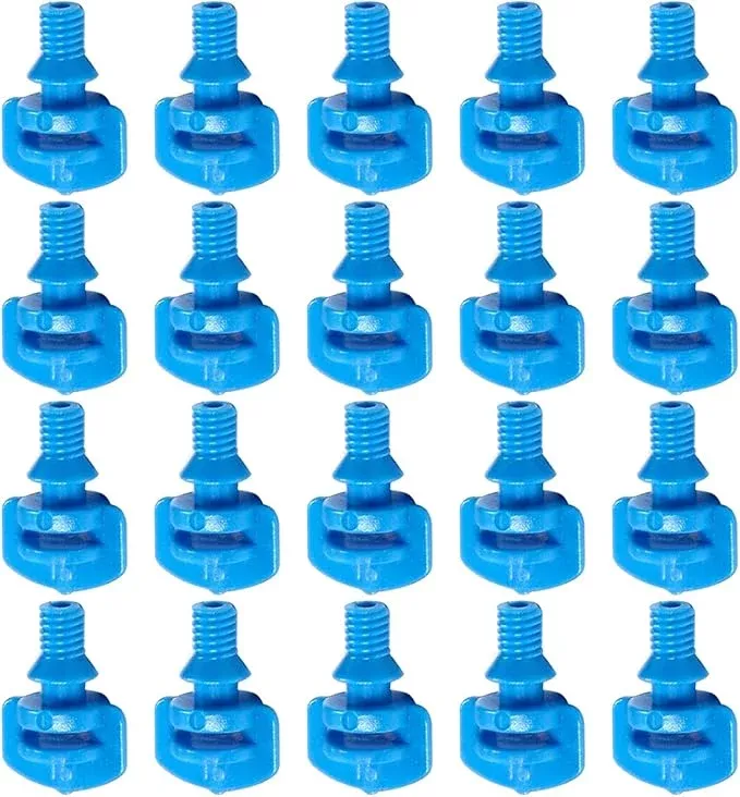MroMax 25Pcs 360 Degree Micro Sprayer Automizing Sprinkler Nozzle Hydroponic Aeroponic Misters Fan Jet for Miniature Garden Lawn Plant Irrigation System Red