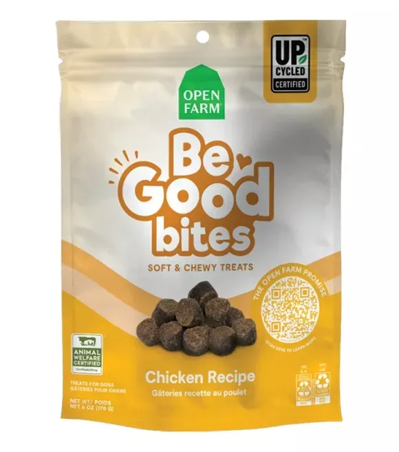 open-farm-be-good-bites-chicken-dog-treats-6-oz Open Farm, Be Good Bites Chicken Dog Treats, 6 oz