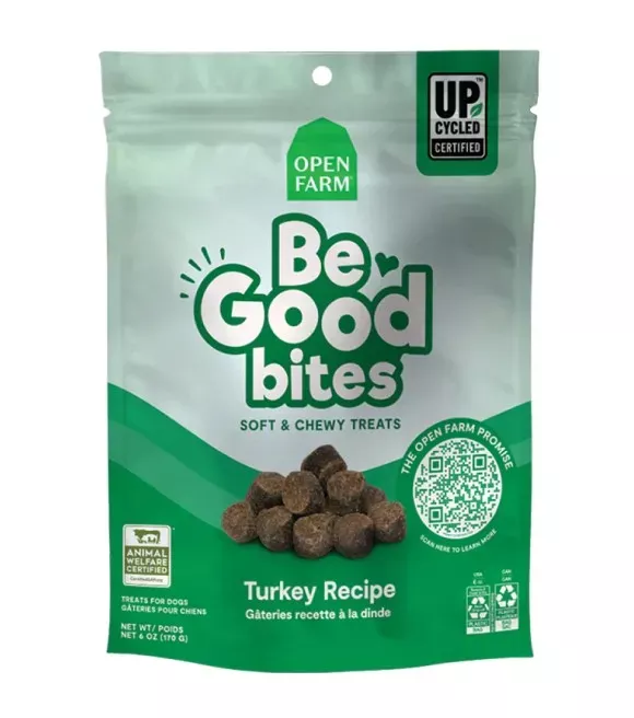 open-farm-be-good-bites-turkey-dog-treats-6-oz Open Farm, Be Good Bites Turkey Dog Treats, 6 oz