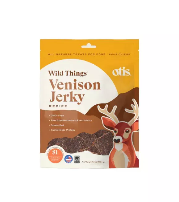 otis-wild-things-venison-jerky-dog-treats-4-oz Otis, Wild Things Venison Jerky Dog Treats, 4 oz