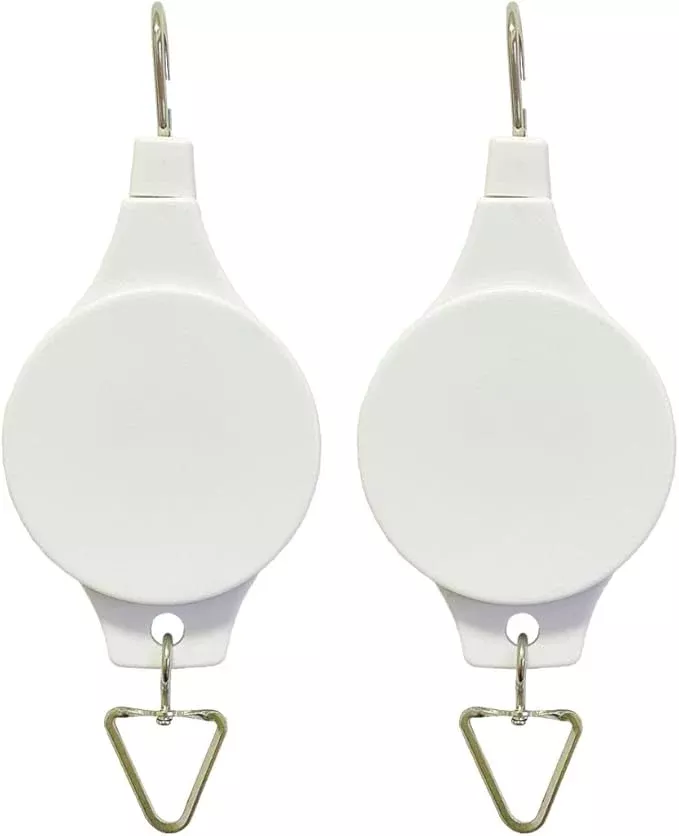 pack-plant-hook-pulley-retractable-plant-hanger-easy-reach-hanging-flower-basket Pack Plant Hook Pulley, Retractable Plant Hanger Easy Reach Hanging Flower Basket for Garden Baskets Pots and Birds Feeder Hang High up and Pull Down to Water Or Feed (White 6Pack)