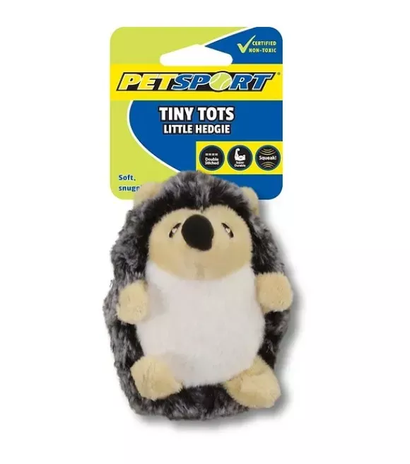 PETSPORT, Tiny Tots Little Hedgie Plush Dog Toy