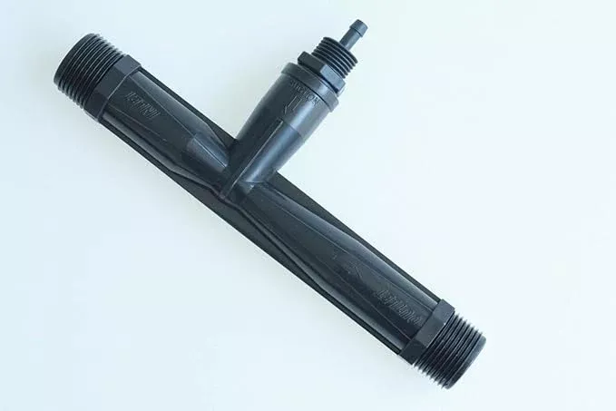 Pvdf Venturi Injector 1” Inch Gas-Liquid Mixing Venturi Injection for Ozone Generator, Agriculture Fertilizer Irrigation, Sewage Treatment, Dosing Device, Jet Device