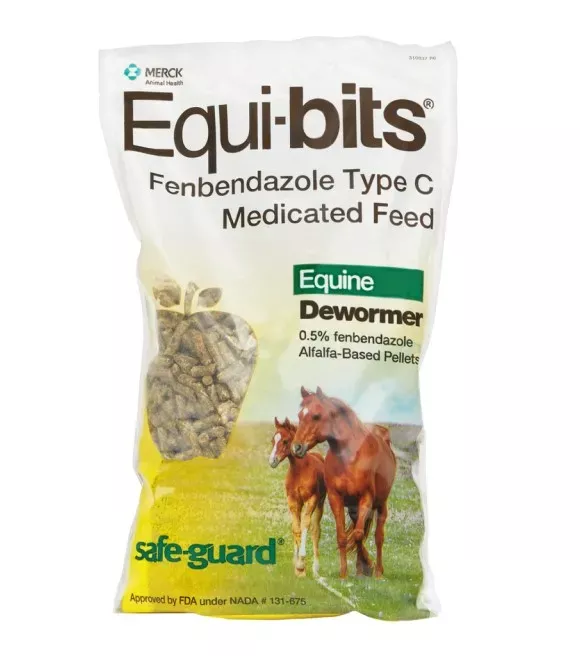 Safe-Guard, Equi-Bits Fenbendazole Type C Medicated Feed, 1.25 lb