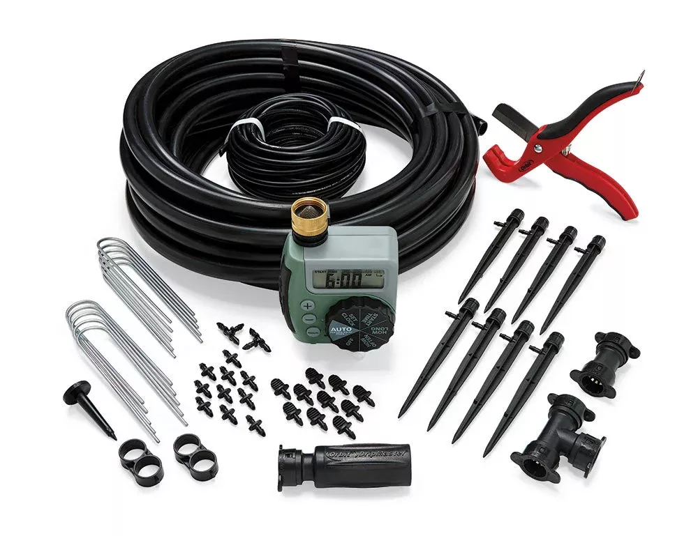 shrub-flower-bed-drip-kit-with-timer-69535 Shrub & Flower Bed Drip Kit with Timer 69535