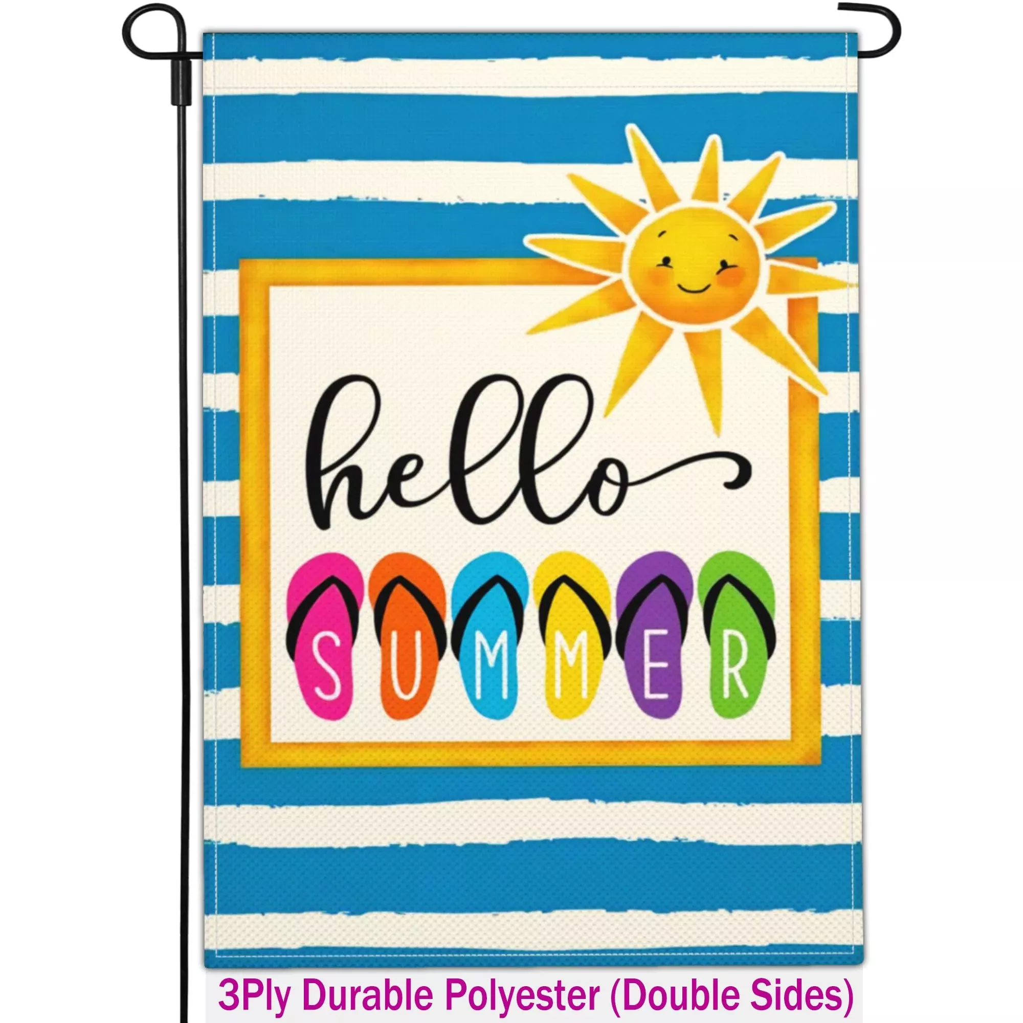 shuitouk-3-ply-summer-garden-flag-12x18-inch-double-sided-outdoor-decor Shuitouk 3 Ply Summer Garden Flag 12x18 Inch Double Sided Outdoor Decor